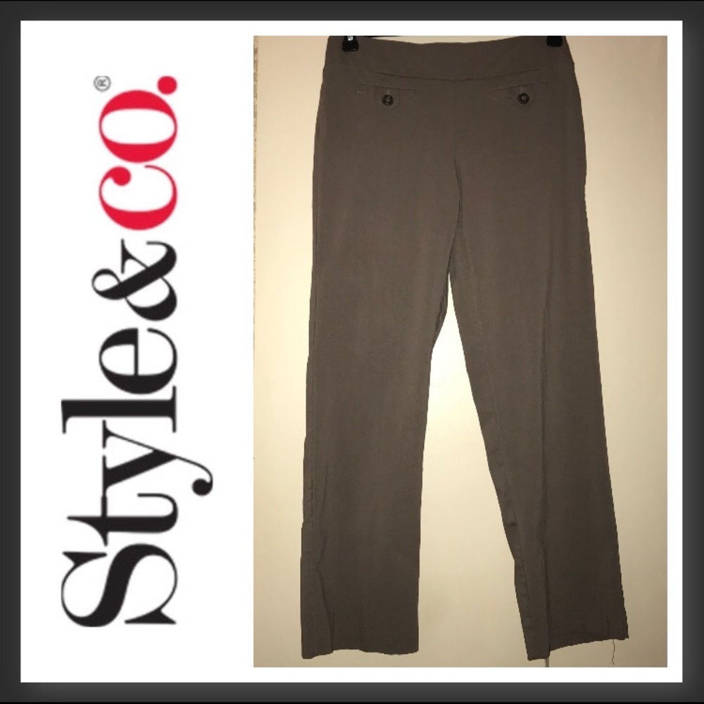 3/$12. Style & Co stretch trousers - size PL